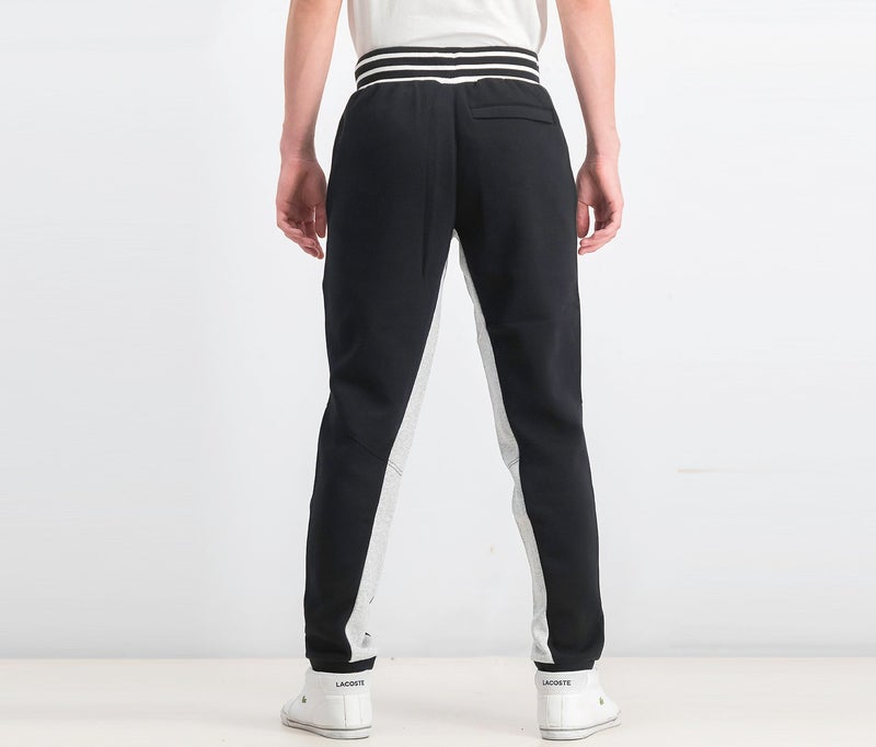 PUMA Men Press Sweat Pants, Black and Light Gray Heather - Image 4